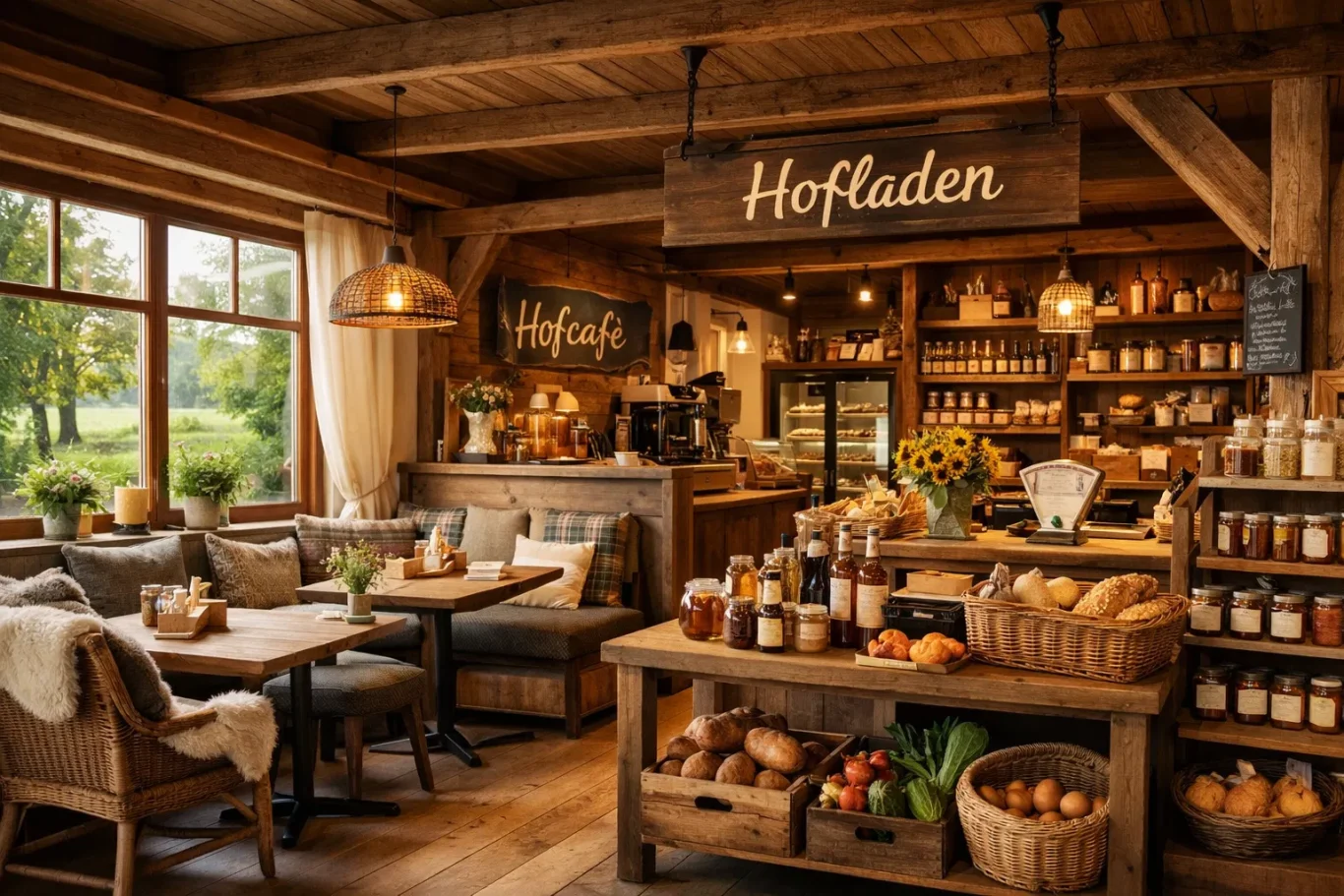 Hofladen mit Café